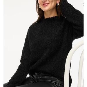 J. Crew Factory Bouclé Mockneck Sweater Size XS NWT